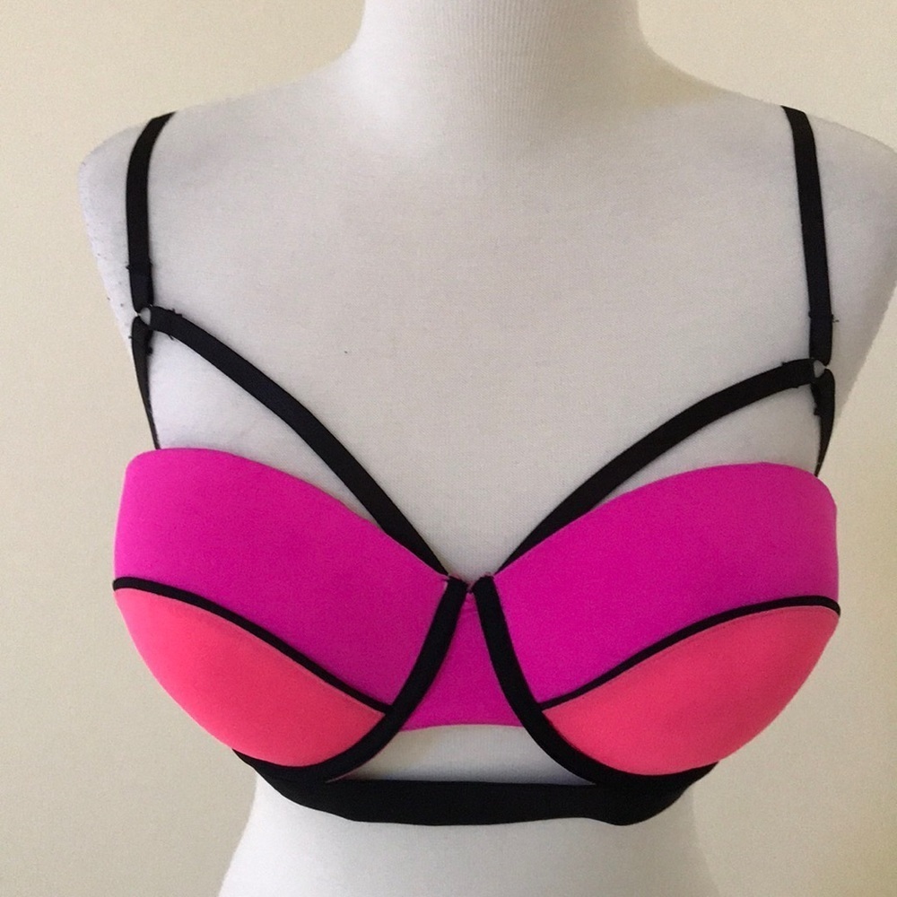 BODY Frosting Size 38B pink combo padded bra